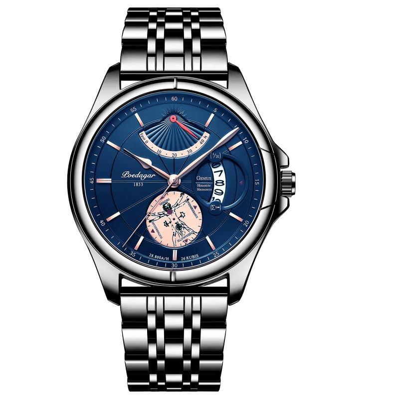 Top Brand Waterproof Men's Watch New Ultra-thin Calendar Quartz Watch