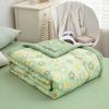New Class A Cotton And Linen Double Layer Summer Quilt With Soybean Fiber Air Conditioning Quilt Printed Double Cooling Blanket