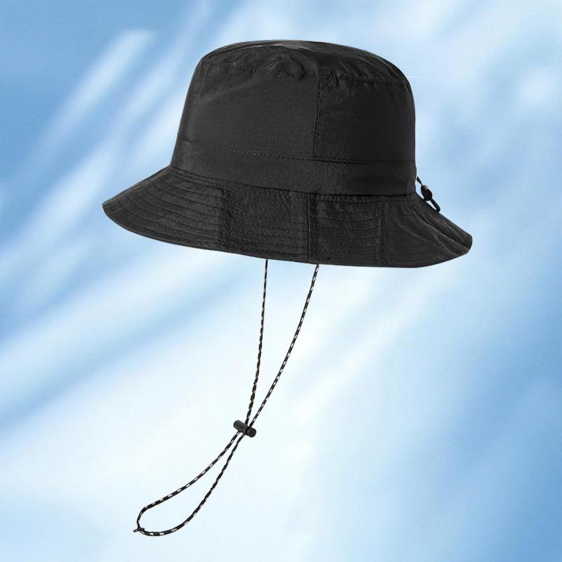 Summer waterproof storage bucket hat embroidered outdoor fishing climbing cap folding sunshade sun protection cap