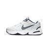 Nike Air Monarch 4 Anti-Slip And Wear-Resistant Support Height Increasing Low-Top Chunky Sneakers Unisex Gray Pink 415445-102(Team145-)