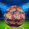 Custom Name Personalized Heated Rivalry Print Size 5 Soccer Ball Training & Match Football, for Team, Kicking, Gift for Football Enthusiasts