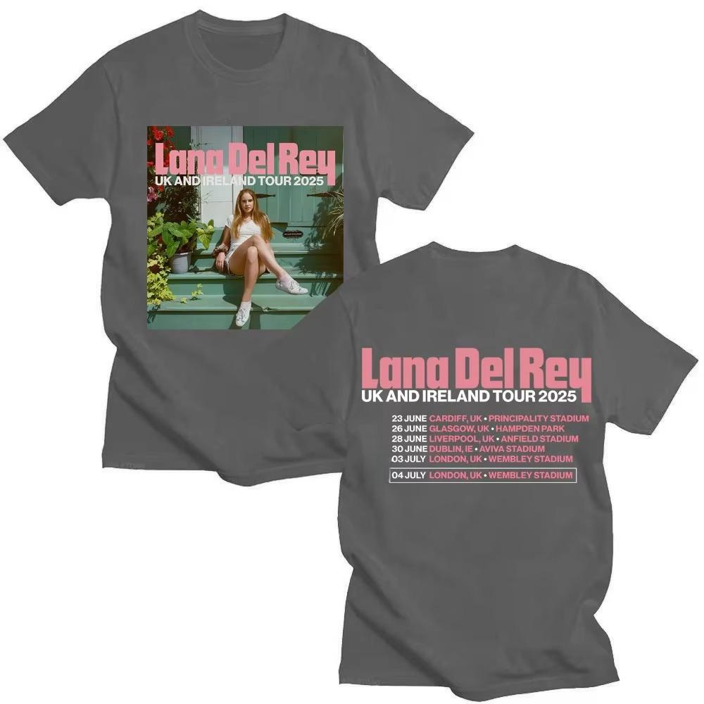 2026 SpringSummer Lana Del Rey UK and Ireland Tour Hiphop Fashion Hit Tshirt Y2K Streetwear