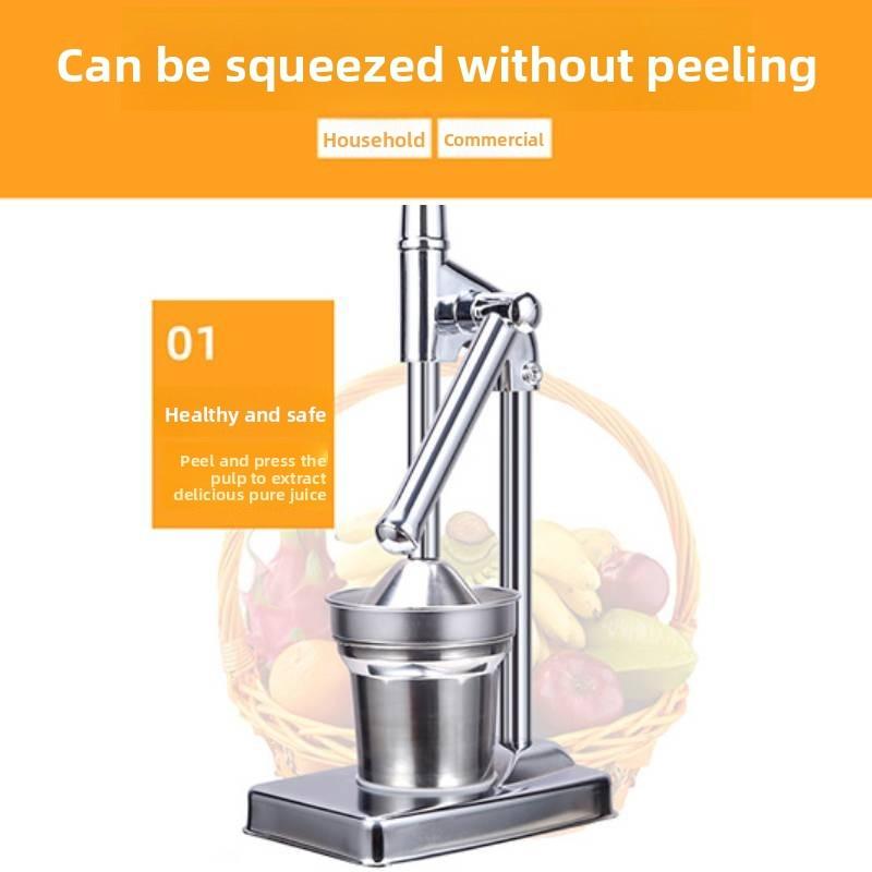 Handheld Juicer Tool For Fruits And Vegetables With Stainless Steel Construction For Home And Commercial Use