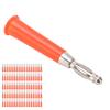 100Pcs Banana Plug Connector 4mm Welding Type Accessory Set Kit for Machine Equipment J.10010