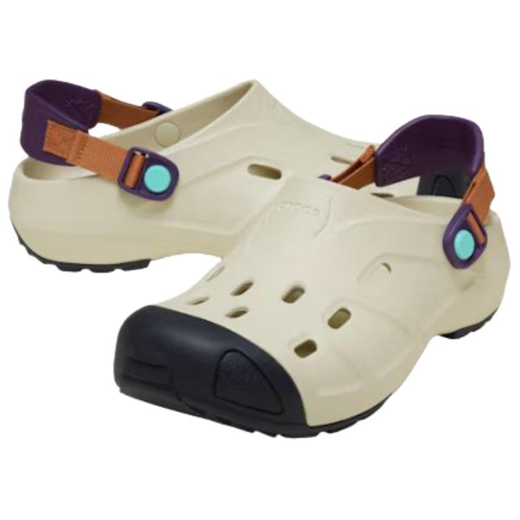 Crocs Quick Trail Croslite Resin Clogs Unisex Beige 212809-2Y3