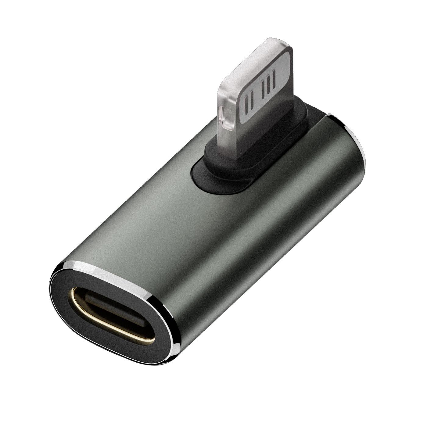 

1 шт. PD20W Type C OTG адаптер для быстрой зарядки для IPhone 14 13 12 USB C «мама» для освещения мужской прямой локтевой преобразователь