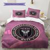 Inter Miami CF Pattern Bedding,Quilt Set Quilt Cover Pillowcase Home Birthday Gift(1 * duvet cover + 2 * pillowcase, without core)