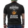 Humorous T-Shirt for Electricians - Features a French Slogan On The Back - Black, Short Sleeve, Round Neck - Casual Work Attire for Electricians -