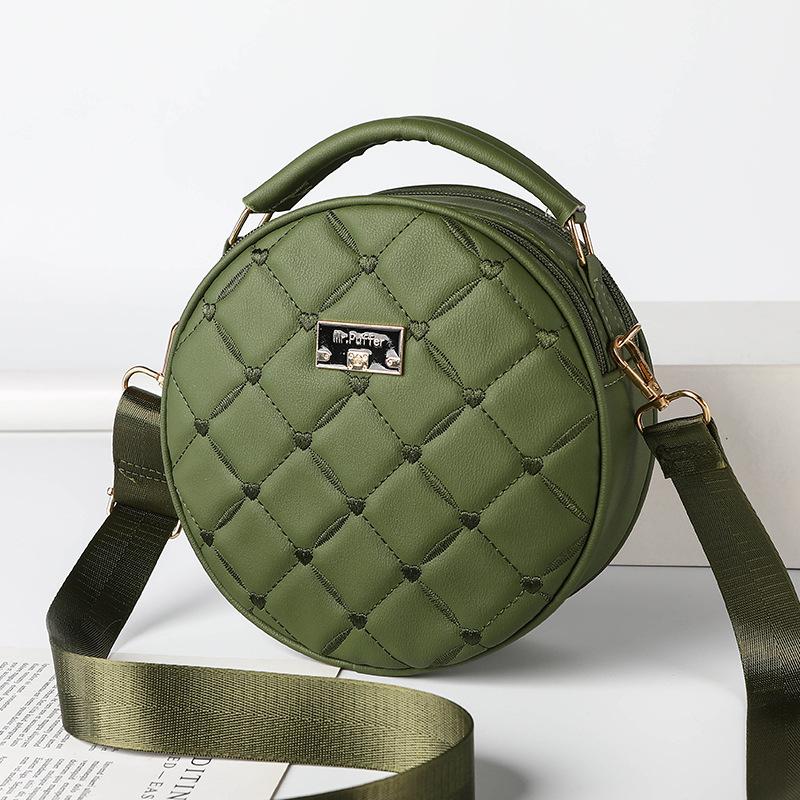 

Новая женская сумка с вышивкой, модная сумка-мессенджер, маленькая модная женская сумка через плечо, трехслойная сумка для мобильного телефона, сумка для мелочей зелёный