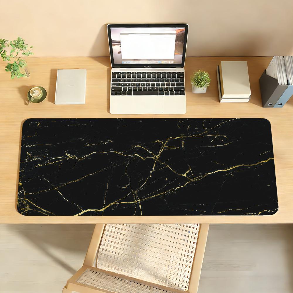 Art Marble Mouse Pad Non-slip Rubber Gamer Balance Computer Mat Decoracion Deskmat Laptop Office Large