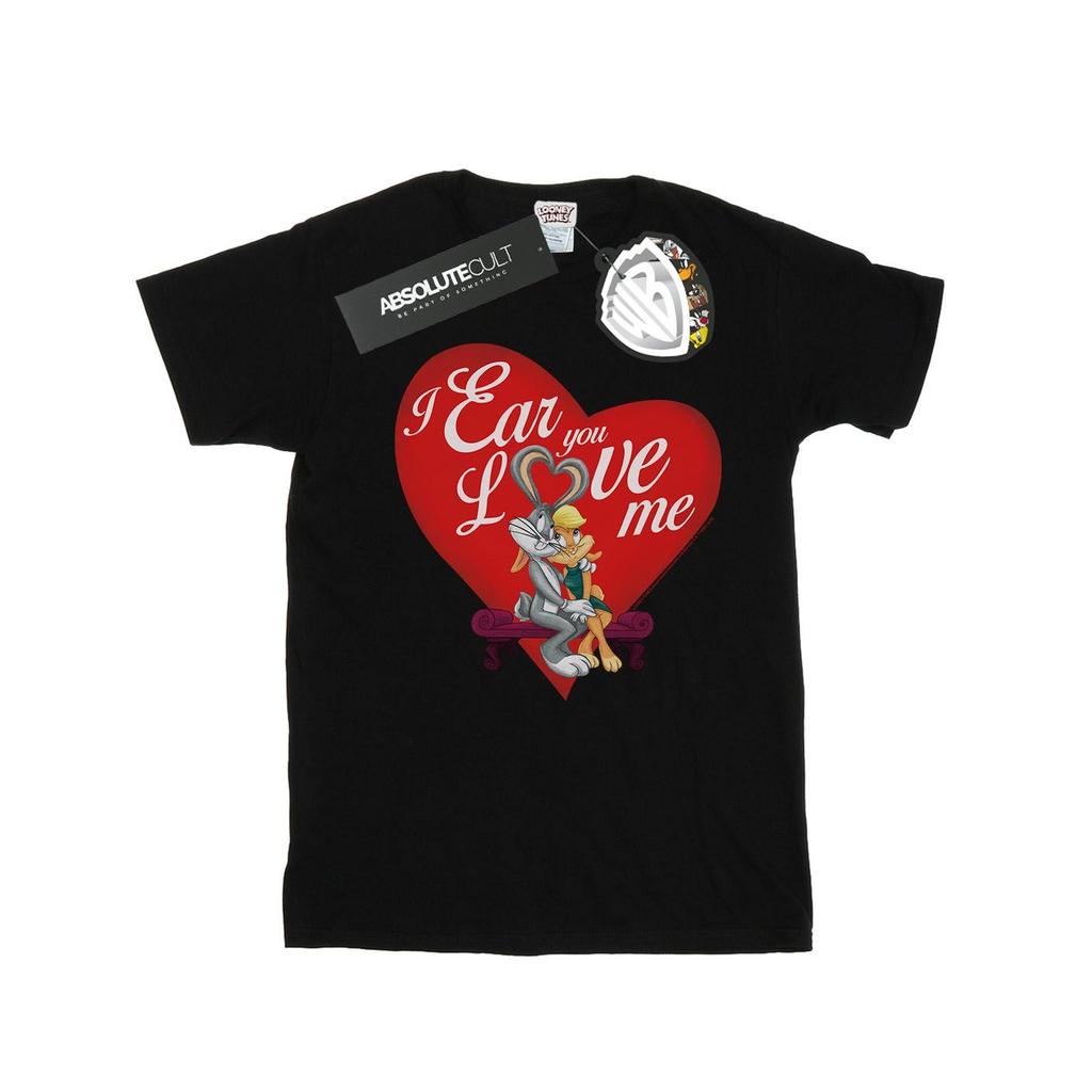 Looney Tunes Mens Bugs Bunny And Lola Valentine´s Day Love Me T-Shirt