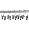 HHO-48Pcs Adjustable Stainless Steel Shoe Rack Pants Folder Boot Hanger Holder Portable Travel Laundry Hook Hanging Clip