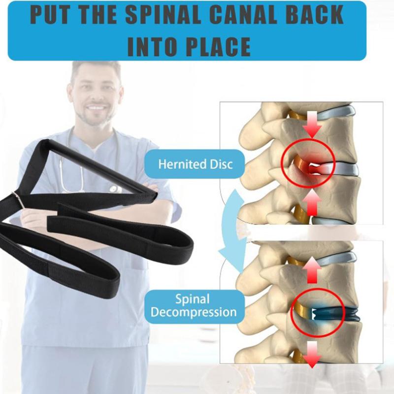

Therapy Neck Strap Neck Fitness Stretcher Strap Decompression Comfortable Handle Cervical Traction Pull Device Health Care Tool