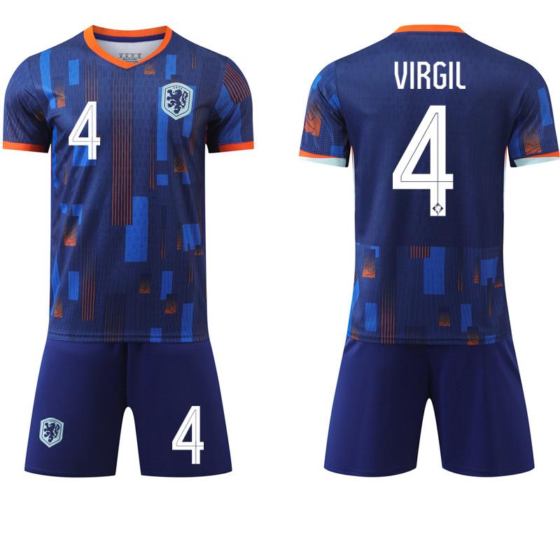 2425 Netherlands Away No. 4, European Cup Jersey 10 11 Robben Orange Jersey 16