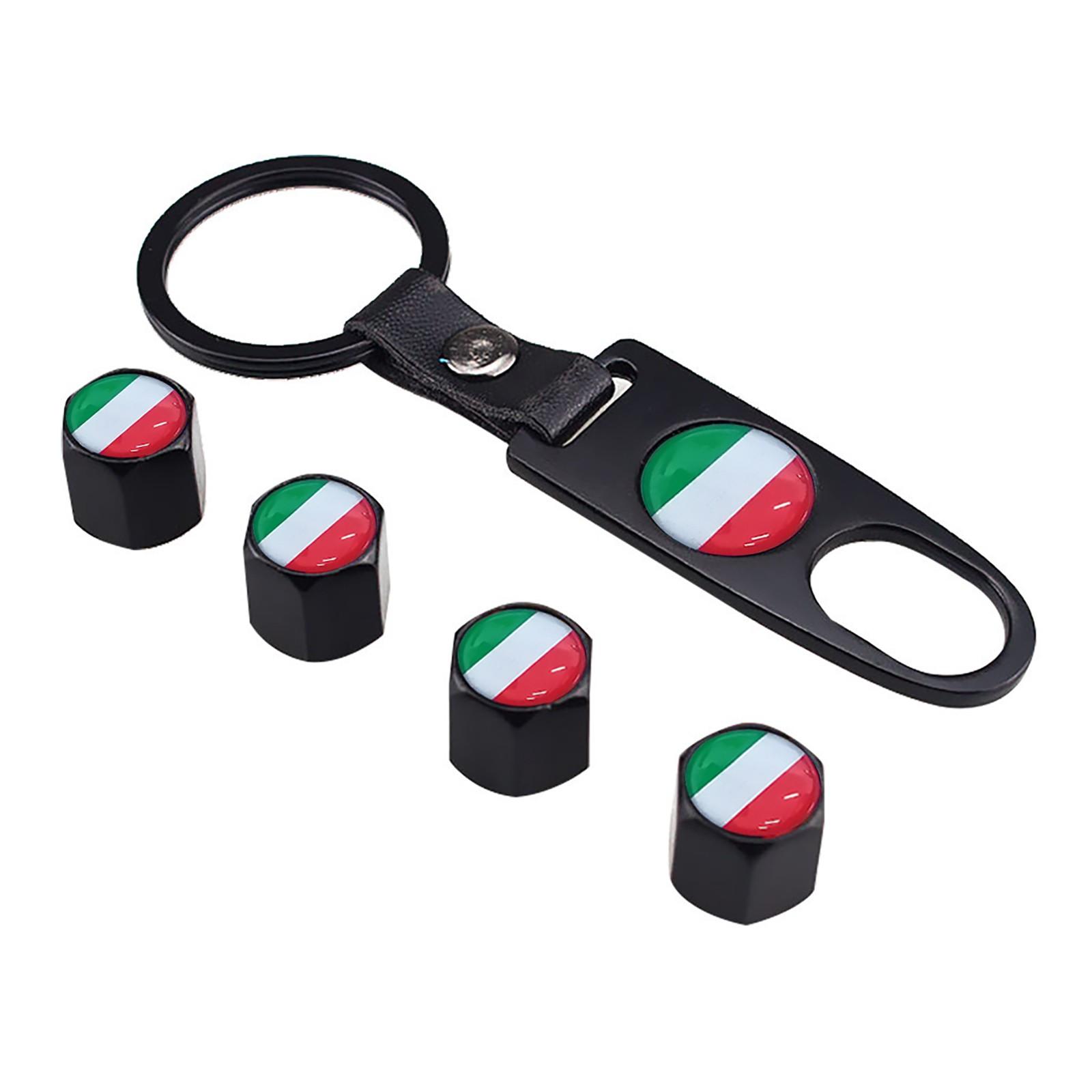 

Универсальная воздушная крышка штока шины с флагом Германии и брелок с пряжкой ремня серебряный