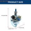 Y4UA Clear Bottom Float Bowl Oil Cup PZ26 26mm Oil Cup fit for CB125 XL125S TRX250