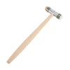 Dual Head Small Hammer Brass and Plastic Mallet Installation Hand Tool with Wooden Handle for Home