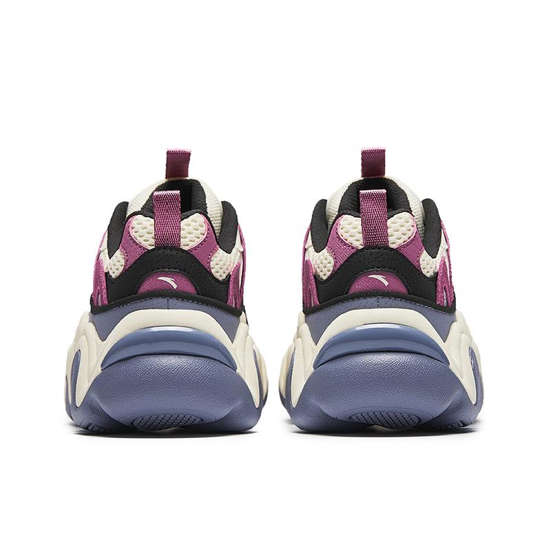 Anta Trendy Fashion Slip Resistant Durable Low Top Dad Shoes Women sneaker Pink Purple 122448858-4