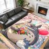 Crystal Velvet Rug Soft Non Slip Indoor Floor Mat Home DecorMy Neighbor Totoro