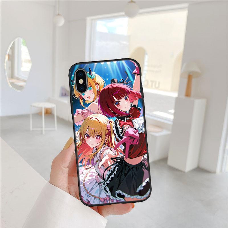 LO79 Oshi No Ko Ai Hoshino Soft Shell Phone Case for Xiaomi Xiaomi Poco M4 M5 M6 M7 X3 X6 X7 F8 Ultra Pro GT NFC