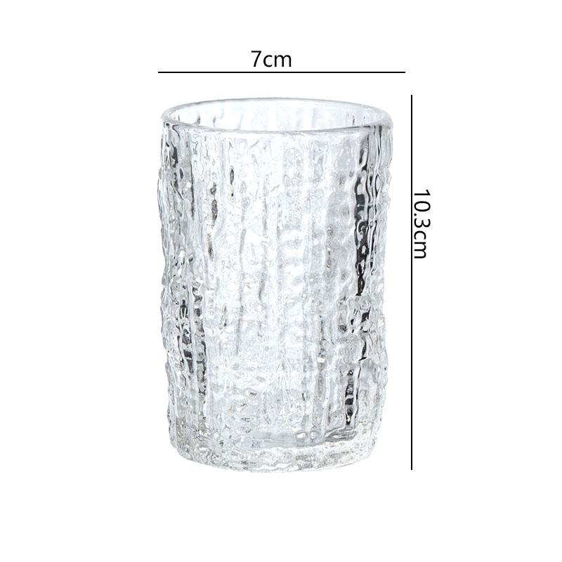 

Набор из 2 шт. Бокал для вина, Коктейльные бокалы, Бутылка для питья, Простая кружка, Прозрачный стакан Ледник , Чашка с рисунком коры дерева, Бытовая посуда для напитков 2pcs