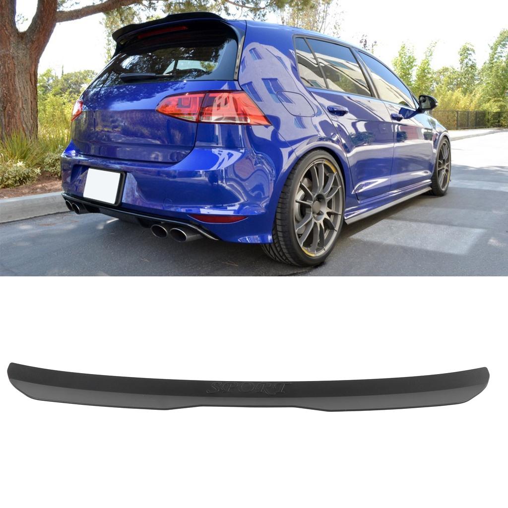 Rear Roof Spoiler Lip Anti Corrosion Rear Roof Wing Easy Installation for Hatchback ABS Spoiler Extension