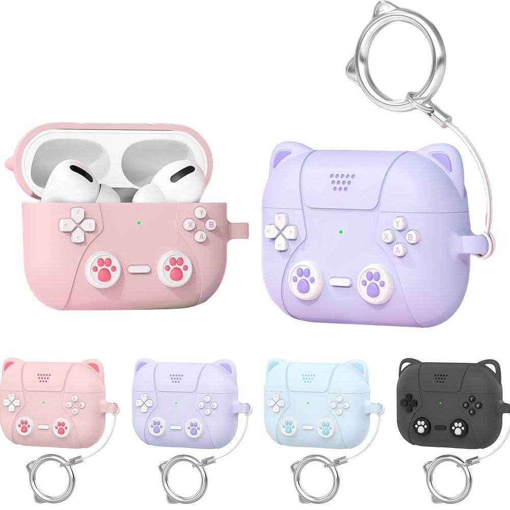 2025 For AirPods Pro 3 Case Anime Cat Wireless Charging Silicone Accessories Cover Cute Kawaii Protector For AirPods Pro 3 Case