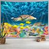 Sea Turtle Tapestry Ocean Very Large