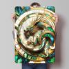 Abstract Japanese Dragon Tinplate Posters Customizable Wall Art Retro Vintage Metal Signs for Home Room Garage Decoration Gaming