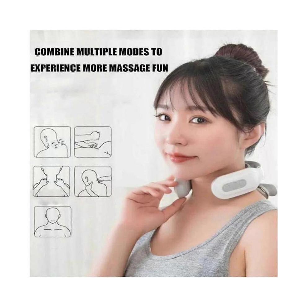 Lormine Neuro Pulse Neck Massager, Portable Neck Massager Rechargeable