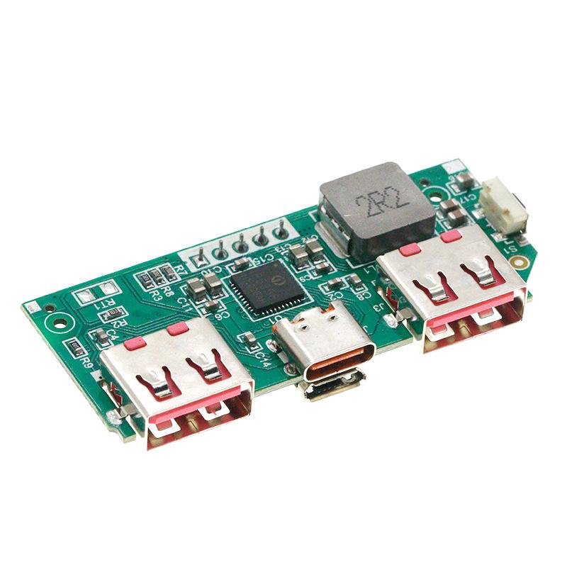 5V 3A Litiumbatteri Digitalt Display Hurtiglading Powerbank Modul Ip5356 Type-C Micro Usb Mobil Strøm Hovedkort