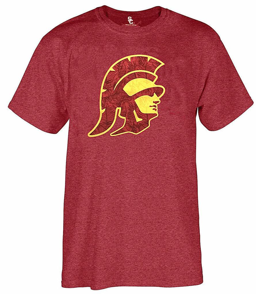 USC Trojans Men's Iggy Cardinal Tri-Blend Short Sleeve T shirt