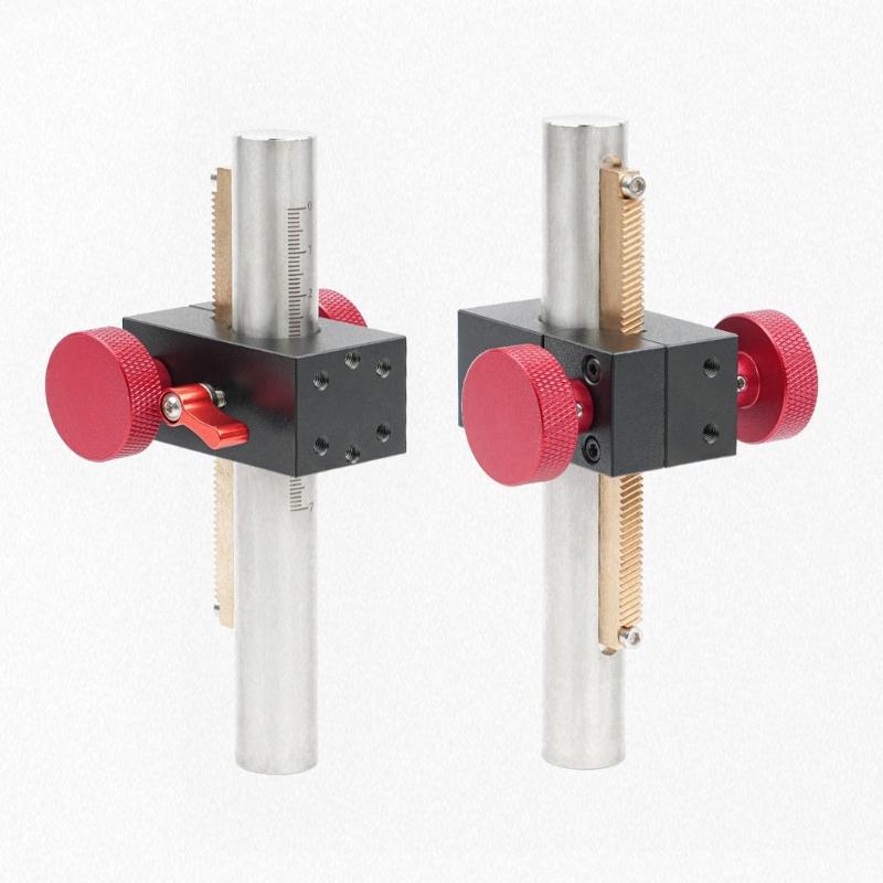 High Precise Z Axes Linear Lift Stage Platform With Gear Rack And Stainless Steel Column Suitable For Optically Alignment