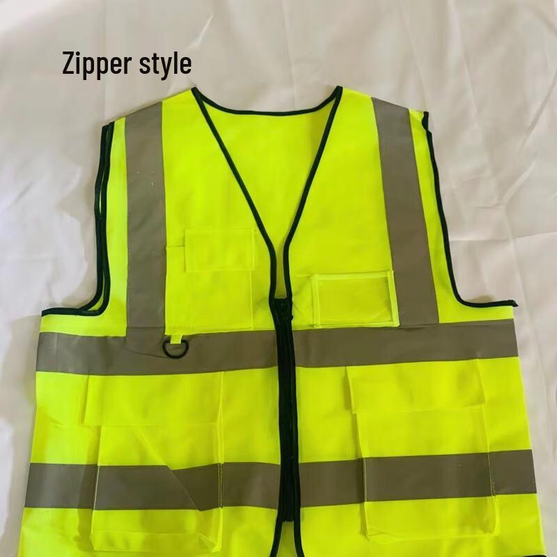 WEZHO Fluorescent Reflective Safety Vest