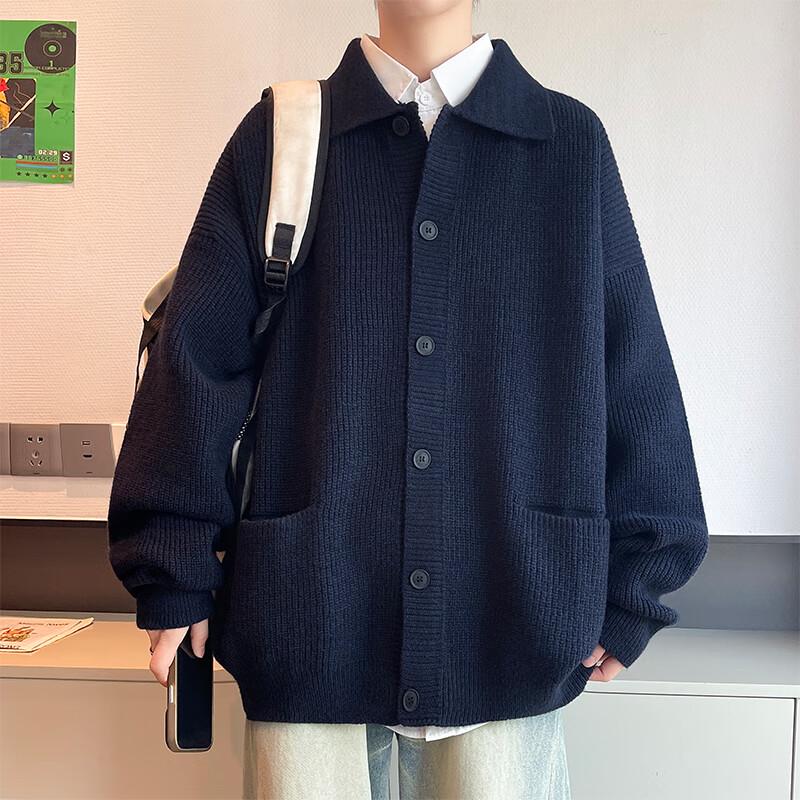 

TOM ADAM Oversized Lapel Knit Sweater 2XL