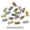 MamacitaSlay 316L Stainless Steel Shell Zircon Tarot Card Charms Necklace Earrings DIY Pendant Waterproof Jewelry Accessories