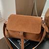 Temperament Casual Commuting Simple Messenger Bag Exquisite Fashion Suede 2025 New Autumn Women's Shoulder Bag