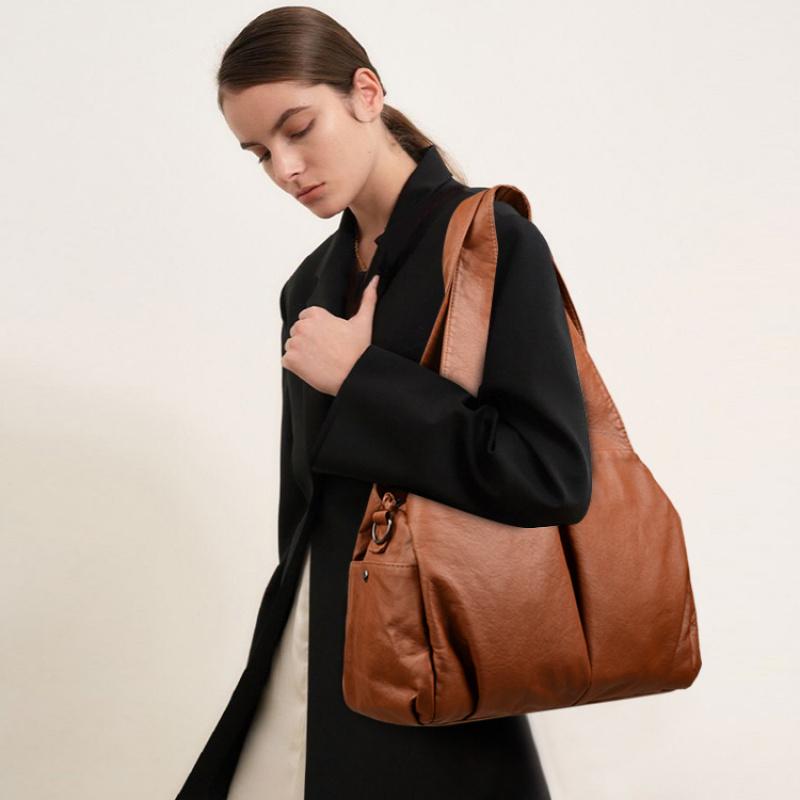 Luxury Women'S Designer Shopping Shoulder Crossbody Bag Ladies Large Capacity Leather Handbag Shopper Tote Brand Messenger Bag