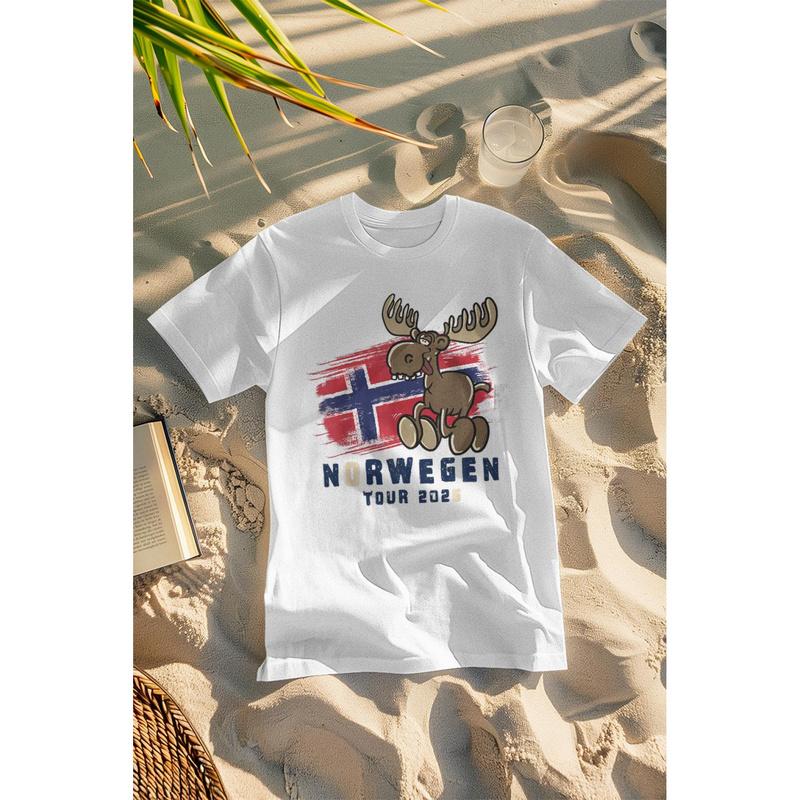 Norway Tour 2026- Elk T- Shirt Tee Unisex Man Gift Ed Boy