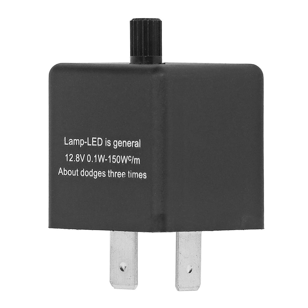 3 Pin Adjustable Car LED Flasher Relay Normally Open Contact Frequency Adjusting Flasher Relay
