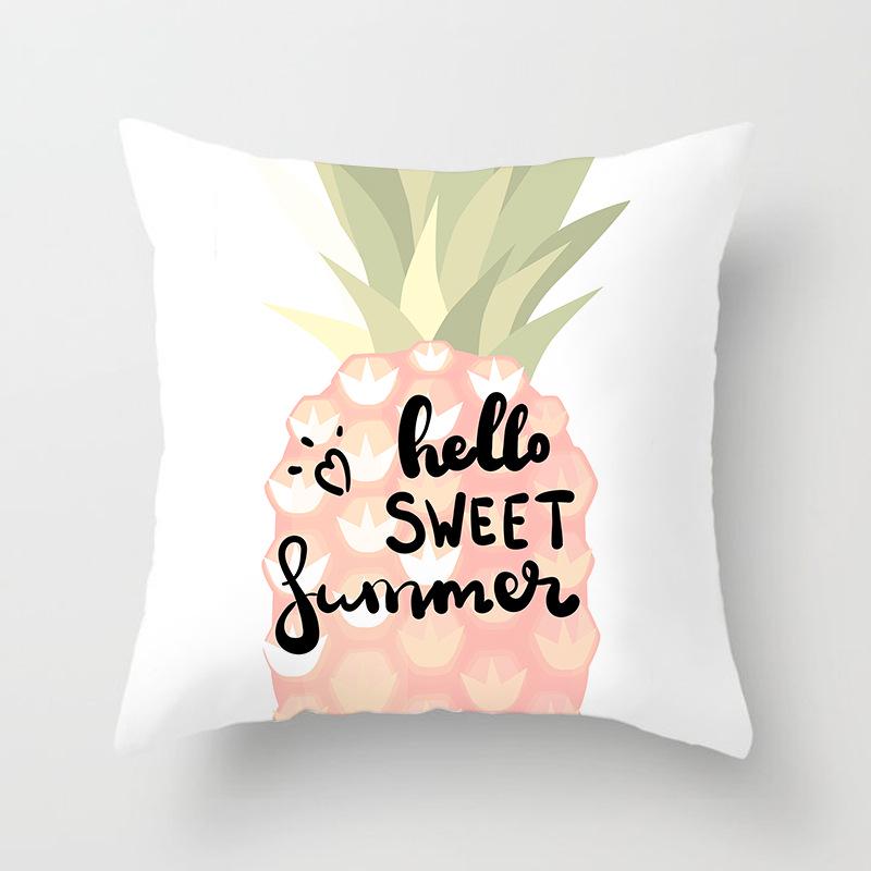 Cartoon Fruit Digital Printing Car Pillow Cushion Home Soft Decoration