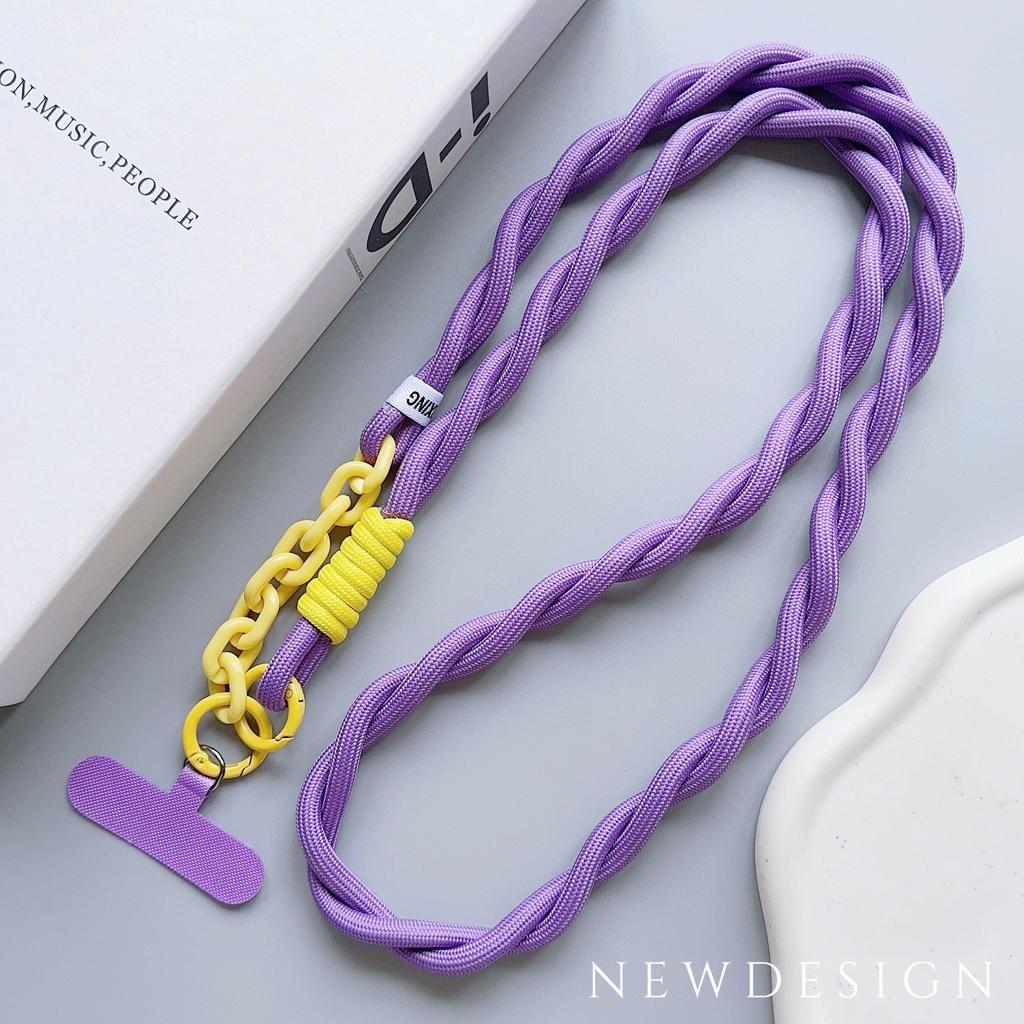 Creative Knot Mobile Phone Universal Lanyard Crossbody Rope Long Phone Lanyard Shoulder Strap Outdoor Phone Case Bag Lanyard