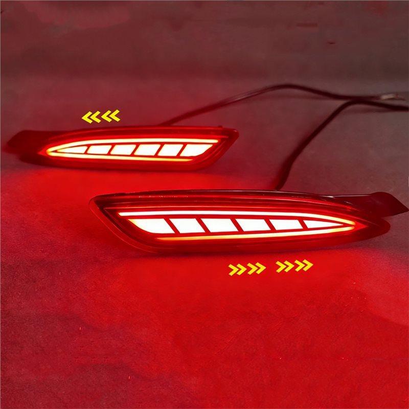 LED Brake Light Turn Signal Light For Mazda 6 Atenza -2024& For CX-5 -2026 Rear Bumper Reflector Light