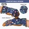 1 Pair Women Gardening Gloves Wear-resistant Thick Five Fingers Anti-slip Sweat-Absorbent Scratch Resistant No Stab Weeding Gloves Digging Planting