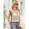 2026 Spring/Summer New Hollow Out Knitwear Women's Vest Top