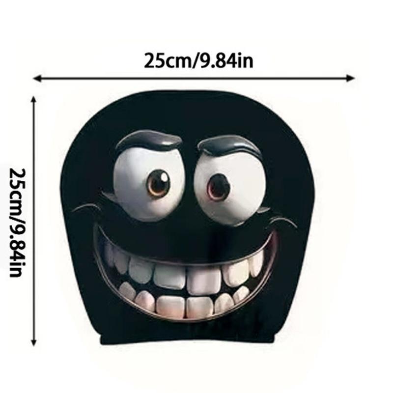 Humorous Vehicle Interior Accessory Halloween Themed Headrest Protectors Cover Scratch Protection And Comfort
