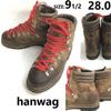Hanwag kožené trekové horské boty 9.5 28 hnědé vintage 80.-90. léta?(POUŽITÝ)