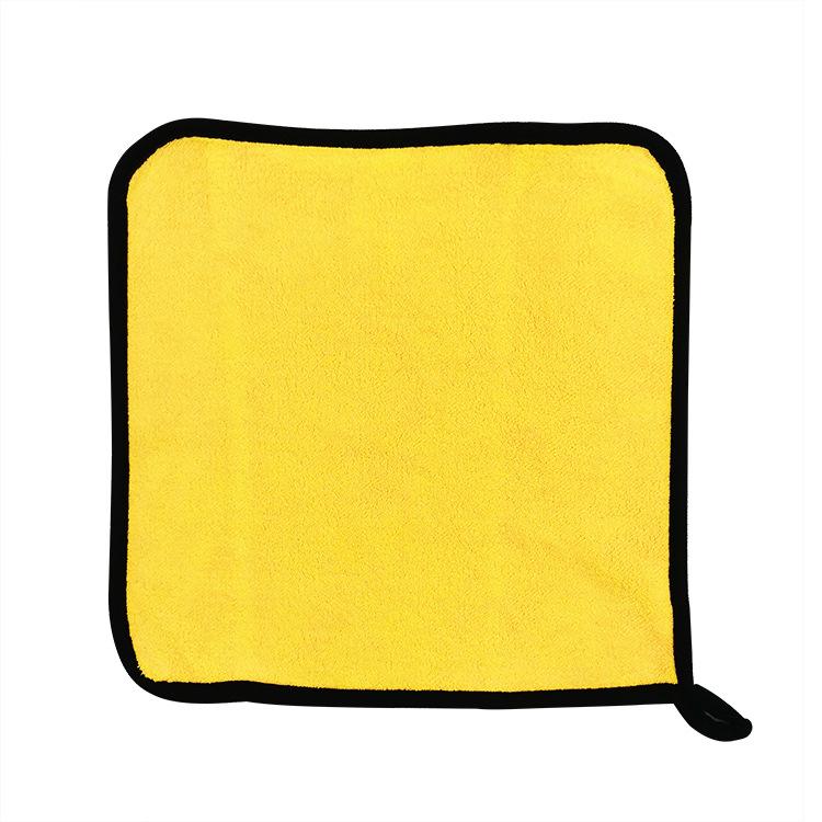 Car Wash Towel Coral Fleece Double-sided Two-color Car Towel Thickened Absorbent Towel Car Cleaning Cloth High-density Car Wash Towel