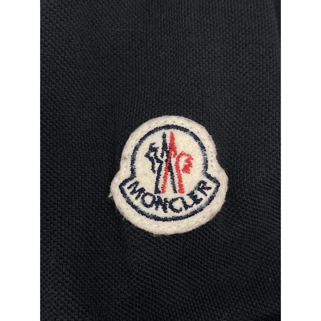 Moncler Black Half-zip Polo Shirt Tops sUsed