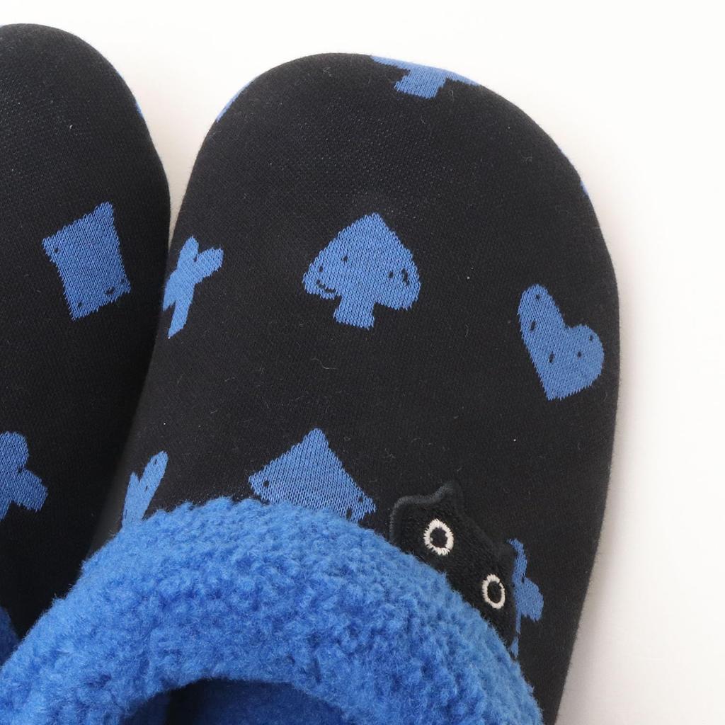 ATSUKO MATANO Alice Short Boots Room Room Cute [Matano Atsuko, Slippers, Boots, Shoes, Jacquard] (Blue)
